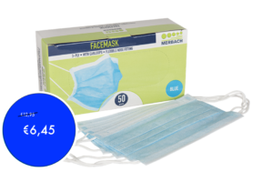 Merbach | Disposable Mondmasker Wit  50 st.