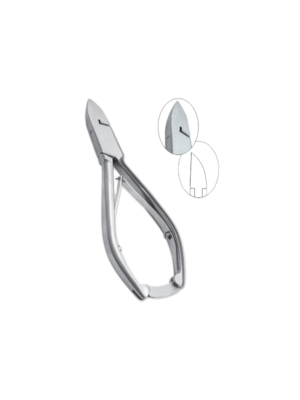 Orthofex Nageltang Kobalt RVS rechte bek 5"5